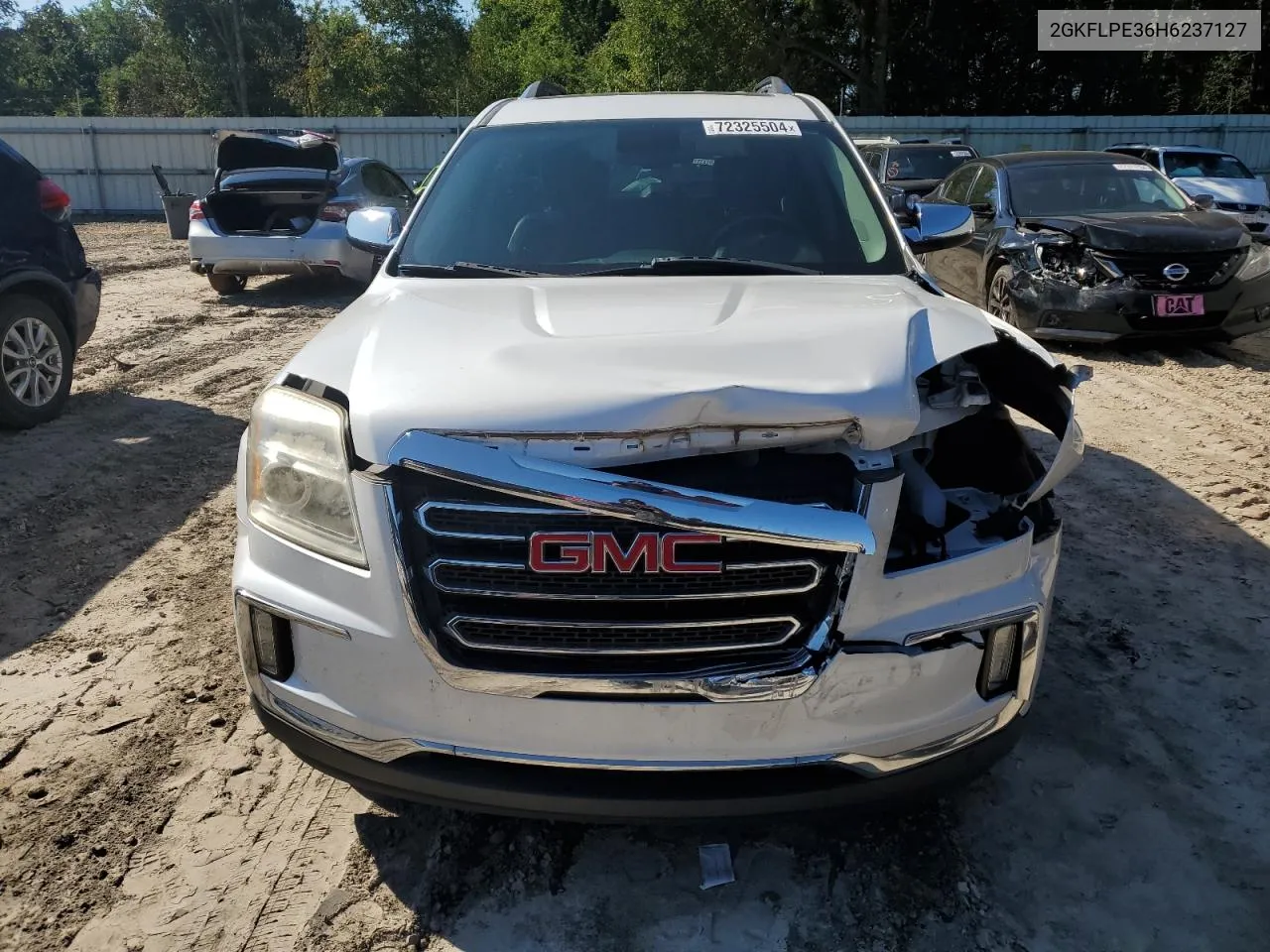 2017 GMC Terrain Slt VIN: 2GKFLPE36H6237127 Lot: 72325504