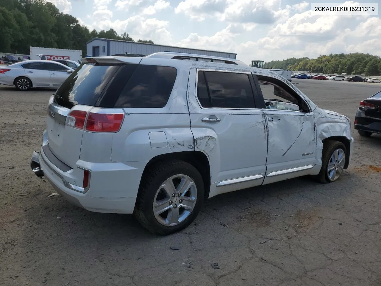 2017 GMC Terrain Denali VIN: 2GKALREK0H6231319 Lot: 72356704