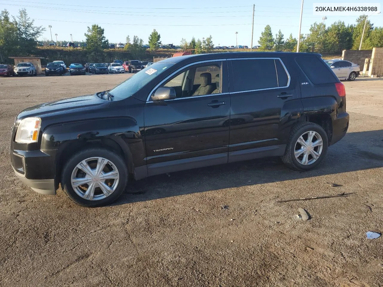 2017 GMC Terrain Sle VIN: 2GKALMEK4H6338988 Lot: 72525624