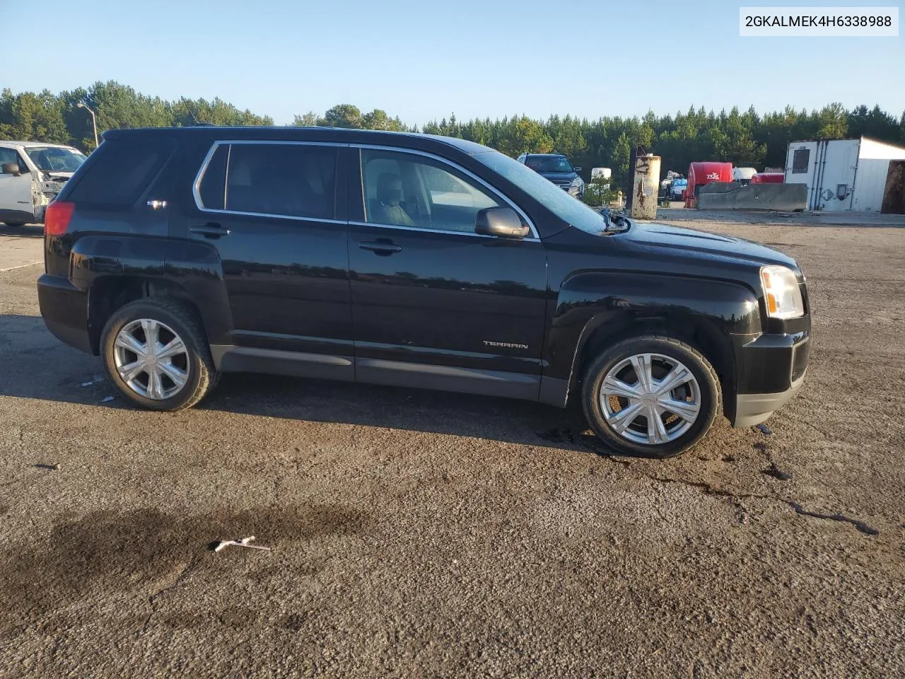 2017 GMC Terrain Sle VIN: 2GKALMEK4H6338988 Lot: 72525624