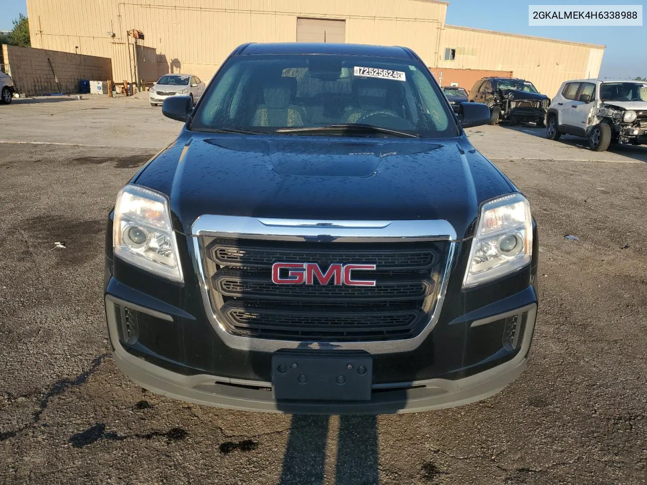 2017 GMC Terrain Sle VIN: 2GKALMEK4H6338988 Lot: 72525624