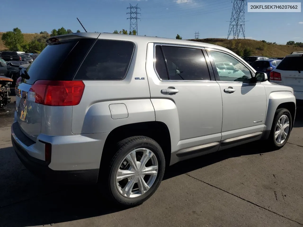 2017 GMC Terrain Sle VIN: 2GKFLSEK7H6207662 Lot: 73831704