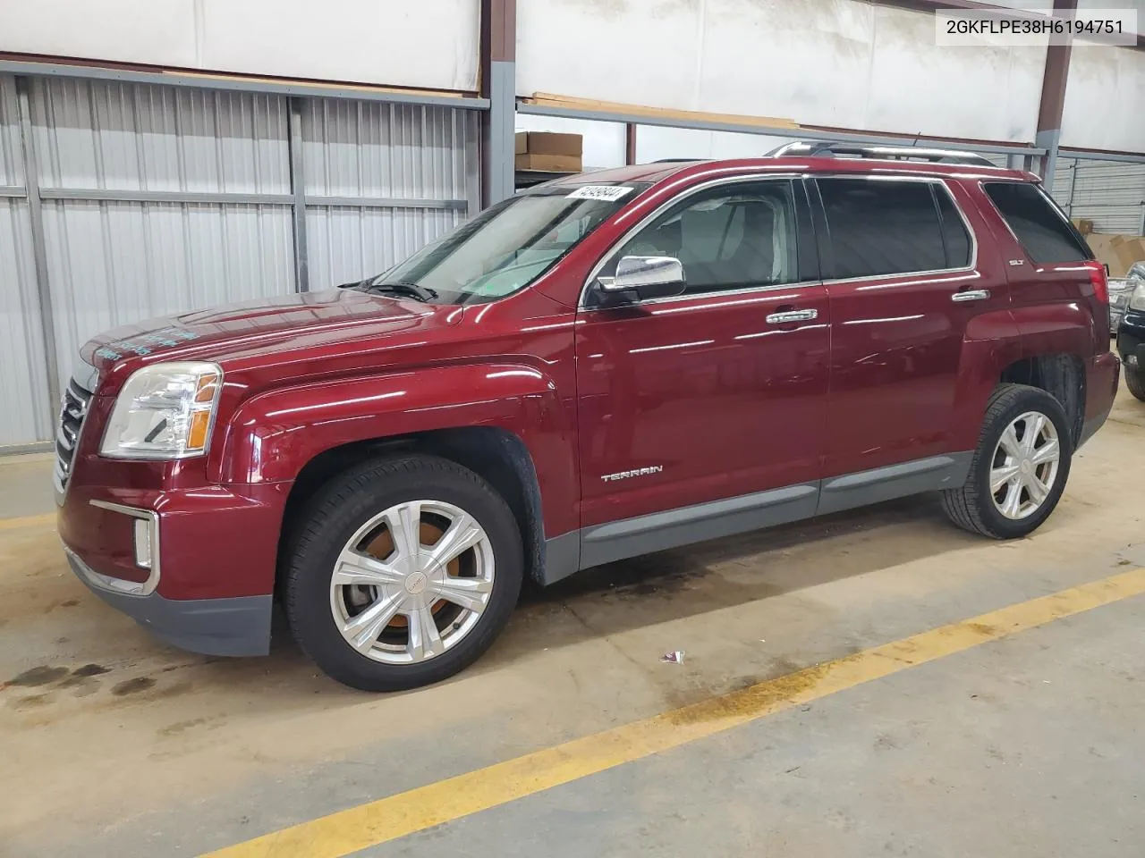 2017 GMC Terrain Slt VIN: 2GKFLPE38H6194751 Lot: 74349844