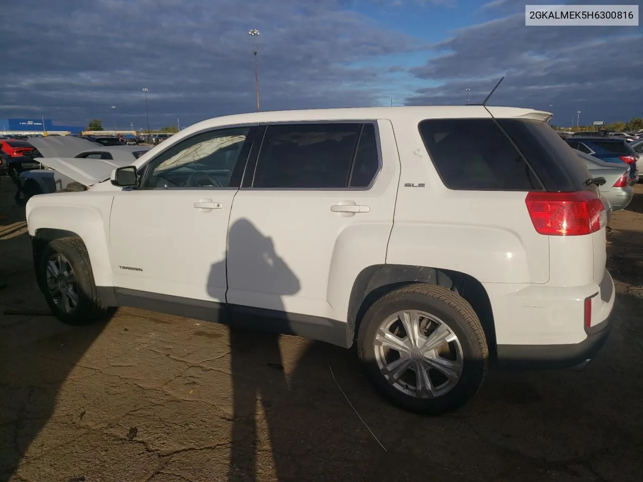 2017 GMC Terrain Sle VIN: 2GKALMEK5H6300816 Lot: 74596724