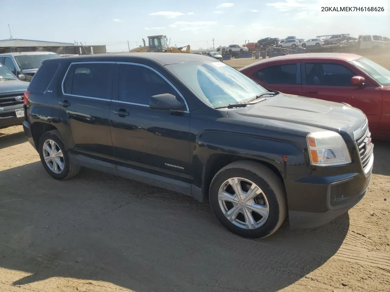 2017 GMC Terrain Sle VIN: 2GKALMEK7H6168626 Lot: 74798424