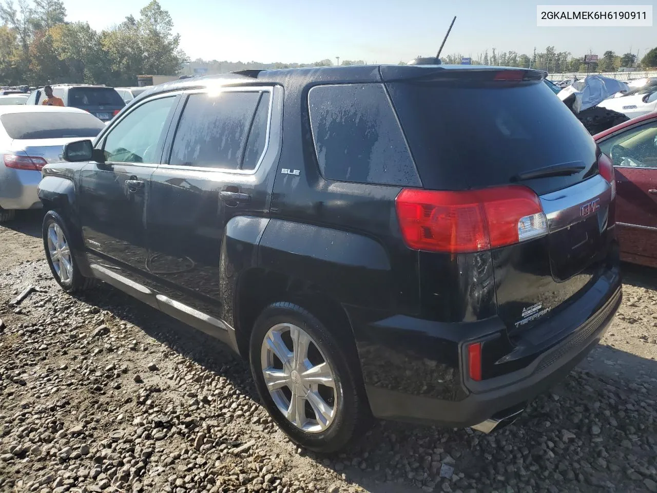 2017 GMC Terrain Sle VIN: 2GKALMEK6H6190911 Lot: 74917134