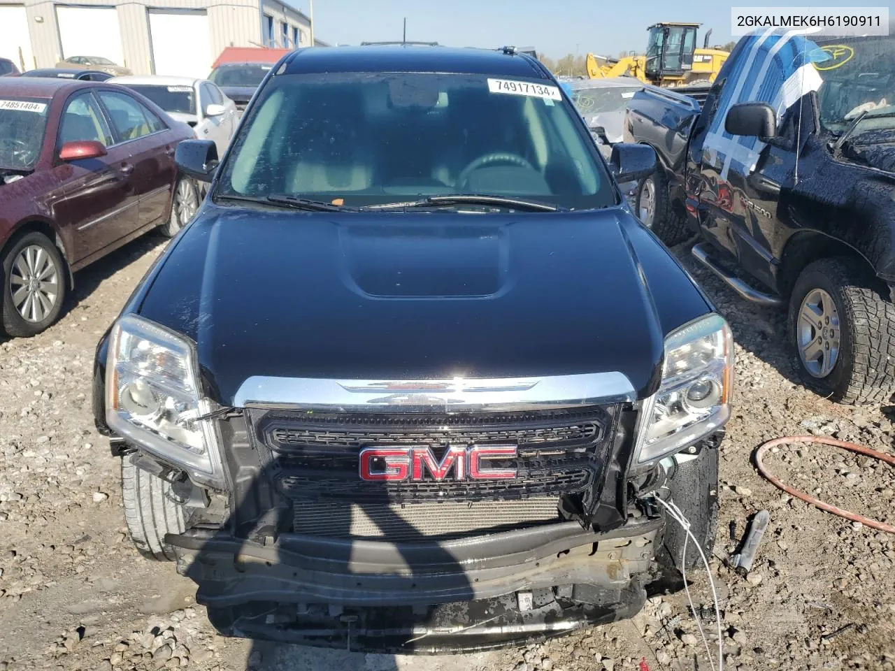 2017 GMC Terrain Sle VIN: 2GKALMEK6H6190911 Lot: 74917134