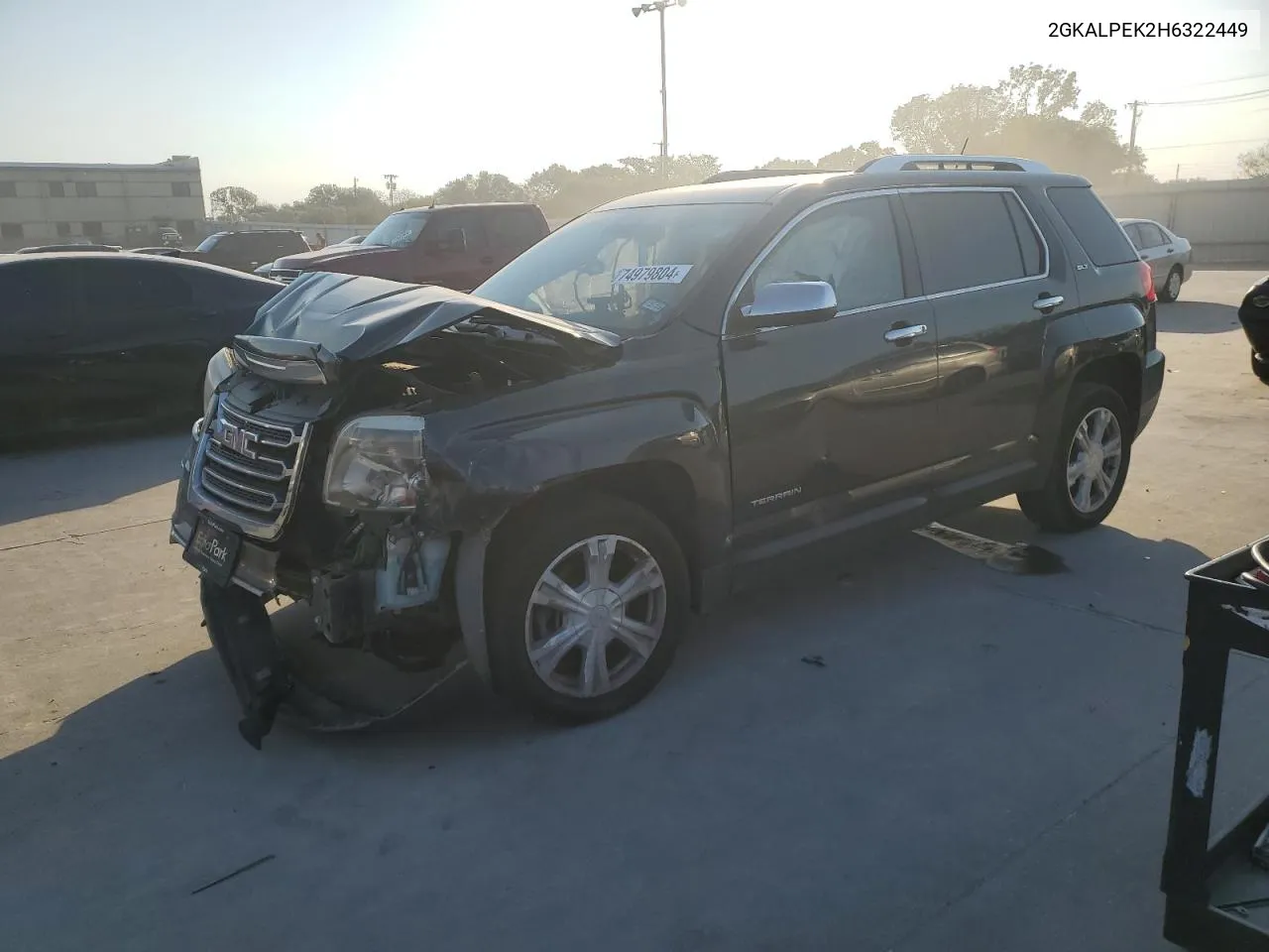 2017 GMC Terrain Slt VIN: 2GKALPEK2H6322449 Lot: 74979804