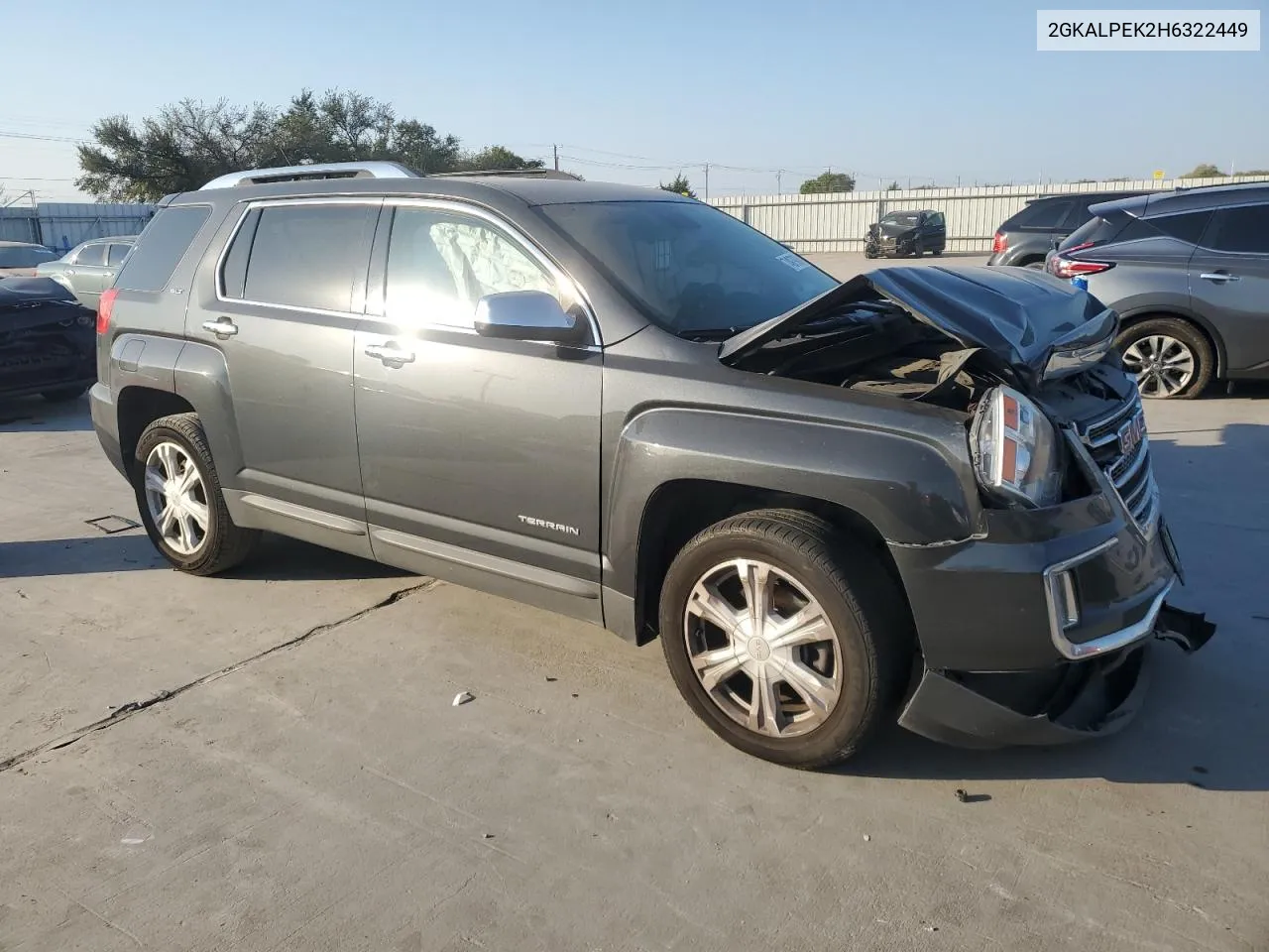 2017 GMC Terrain Slt VIN: 2GKALPEK2H6322449 Lot: 74979804