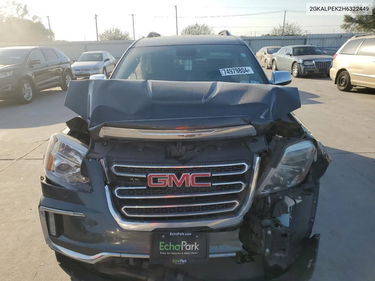 2017 GMC Terrain Slt VIN: 2GKALPEK2H6322449 Lot: 74979804