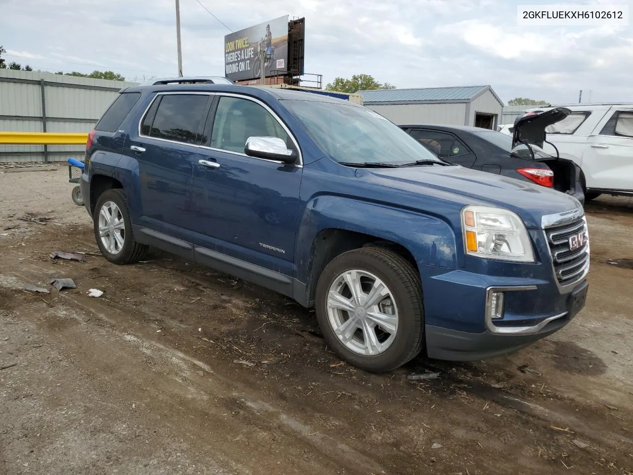 2017 GMC Terrain Slt VIN: 2GKFLUEKXH6102612 Lot: 75015424