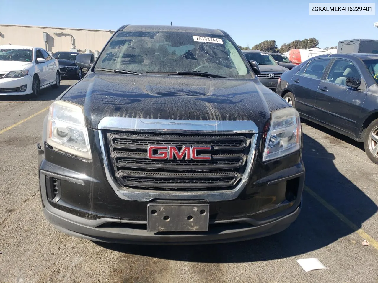 2017 GMC Terrain Sle VIN: 2GKALMEK4H6229401 Lot: 75183744