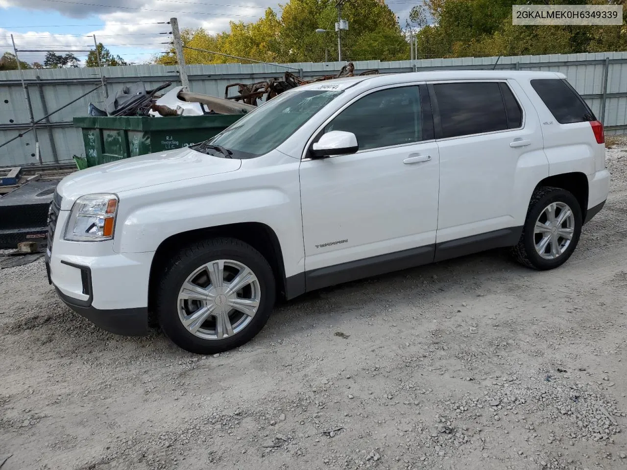 2017 GMC Terrain Sle VIN: 2GKALMEK0H6349339 Lot: 75849414