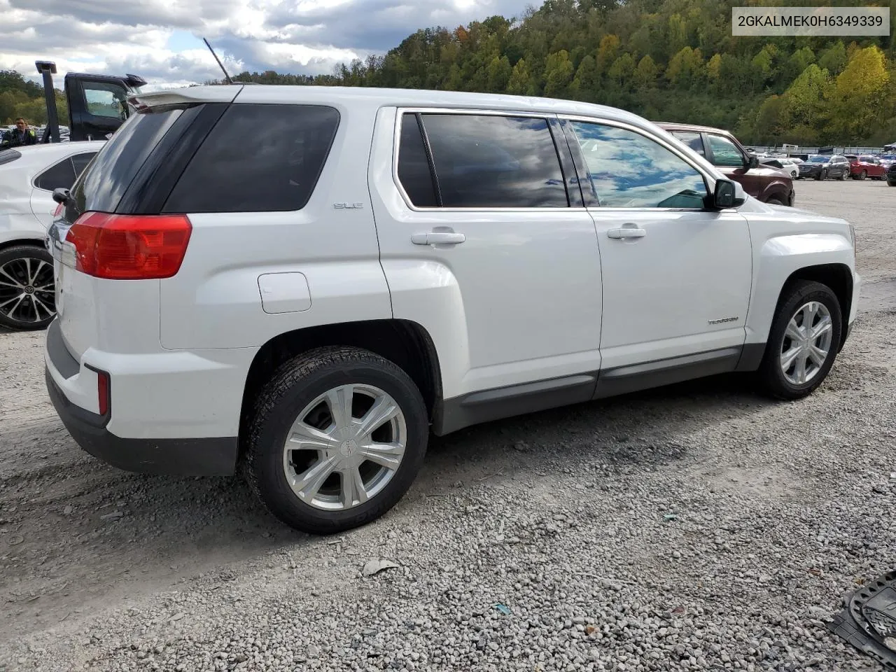 2017 GMC Terrain Sle VIN: 2GKALMEK0H6349339 Lot: 75849414