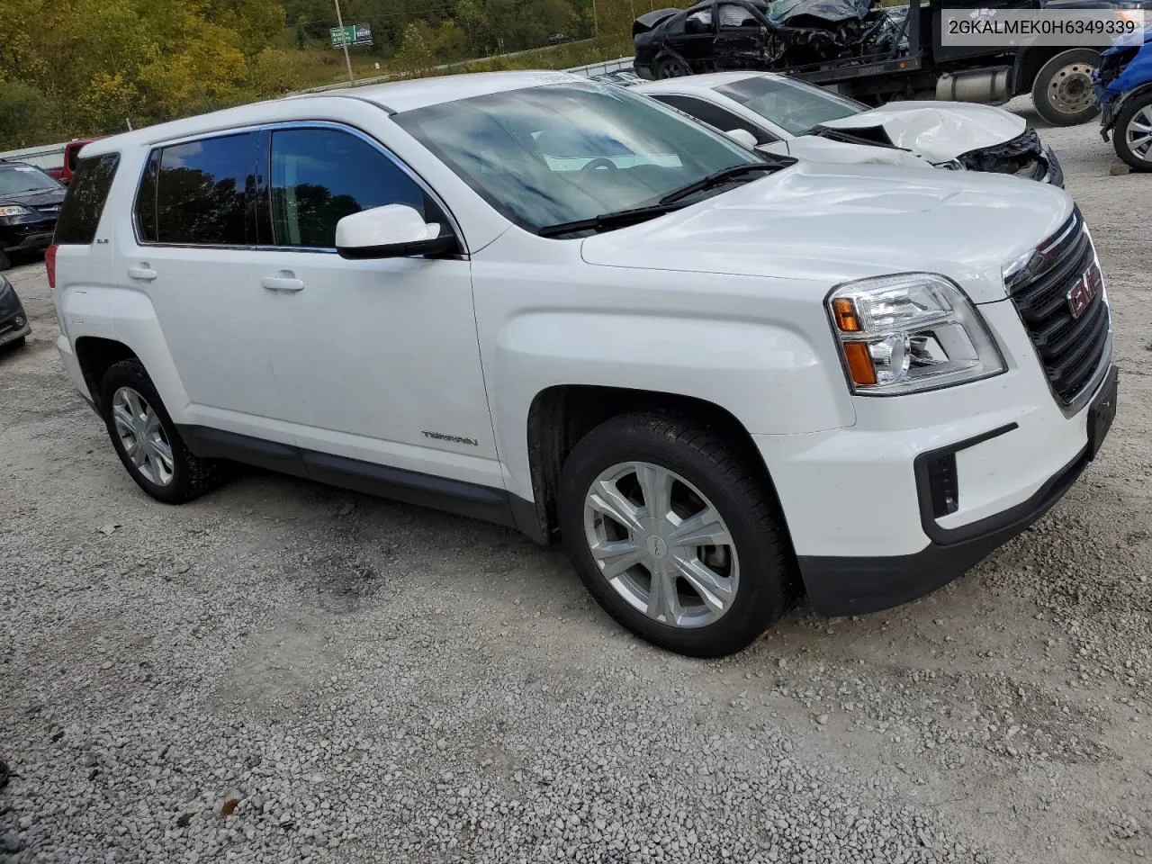 2017 GMC Terrain Sle VIN: 2GKALMEK0H6349339 Lot: 75849414