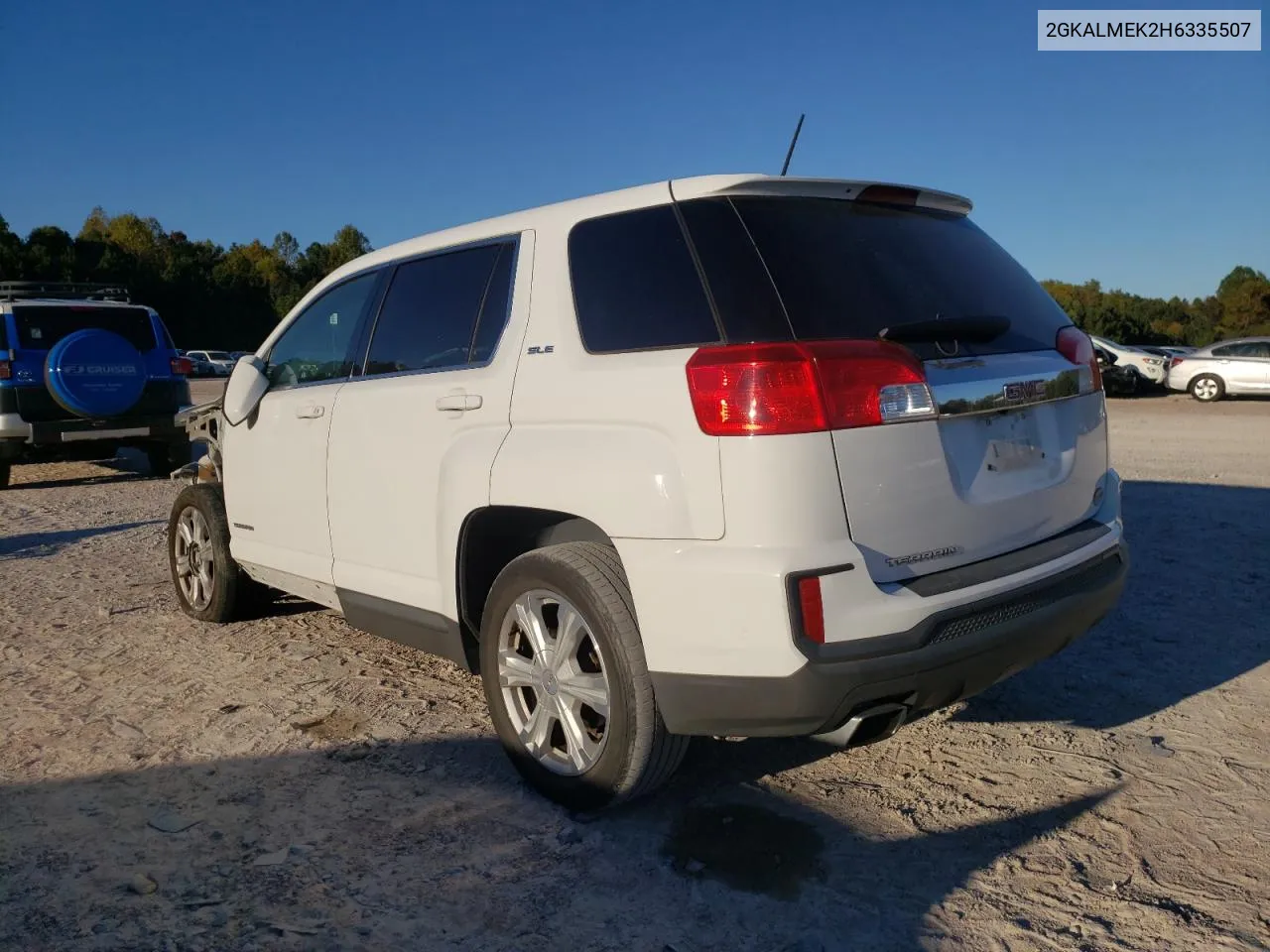 2017 GMC Terrain Sle VIN: 2GKALMEK2H6335507 Lot: 76079604