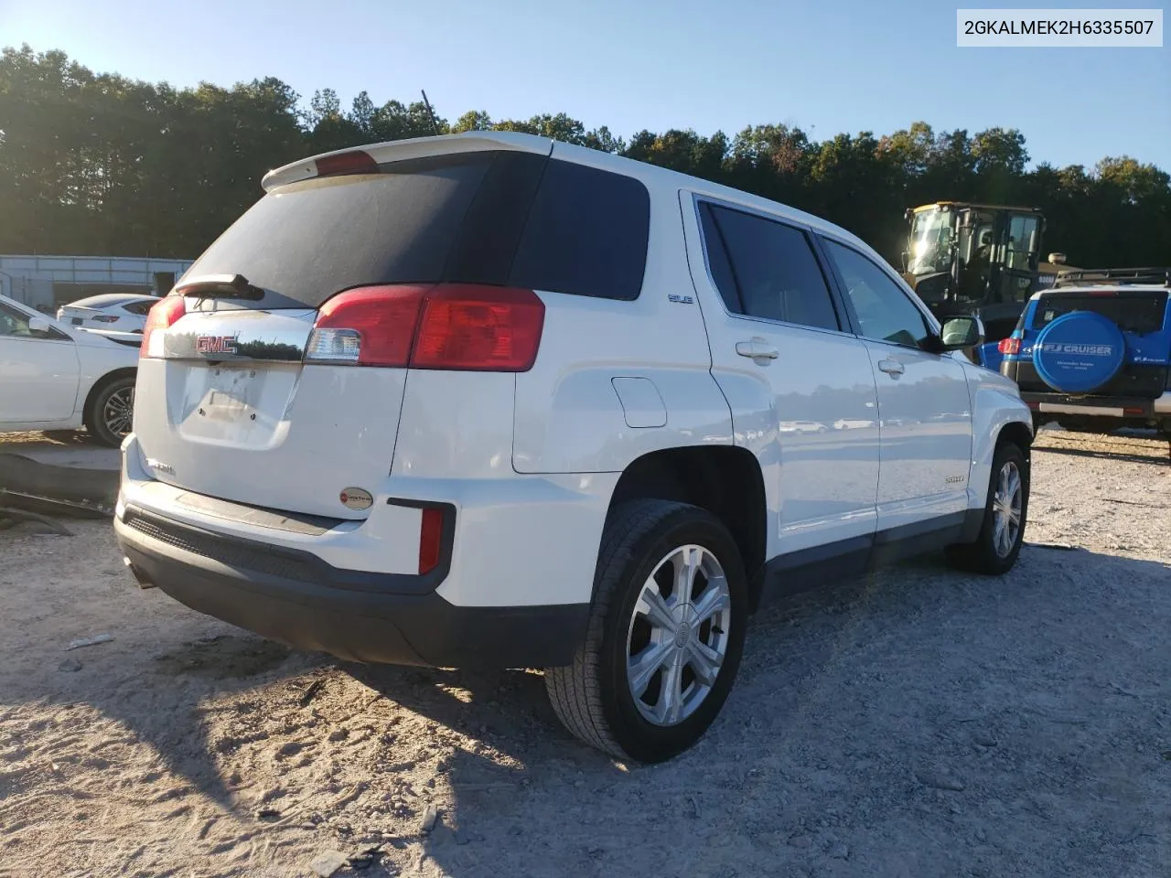 2017 GMC Terrain Sle VIN: 2GKALMEK2H6335507 Lot: 76079604