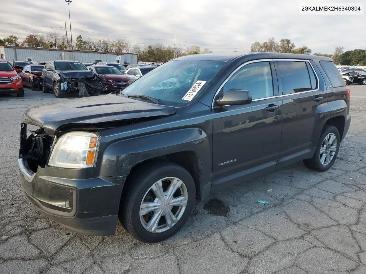 2017 GMC Terrain Sle VIN: 2GKALMEK2H6340304 Lot: 76185844