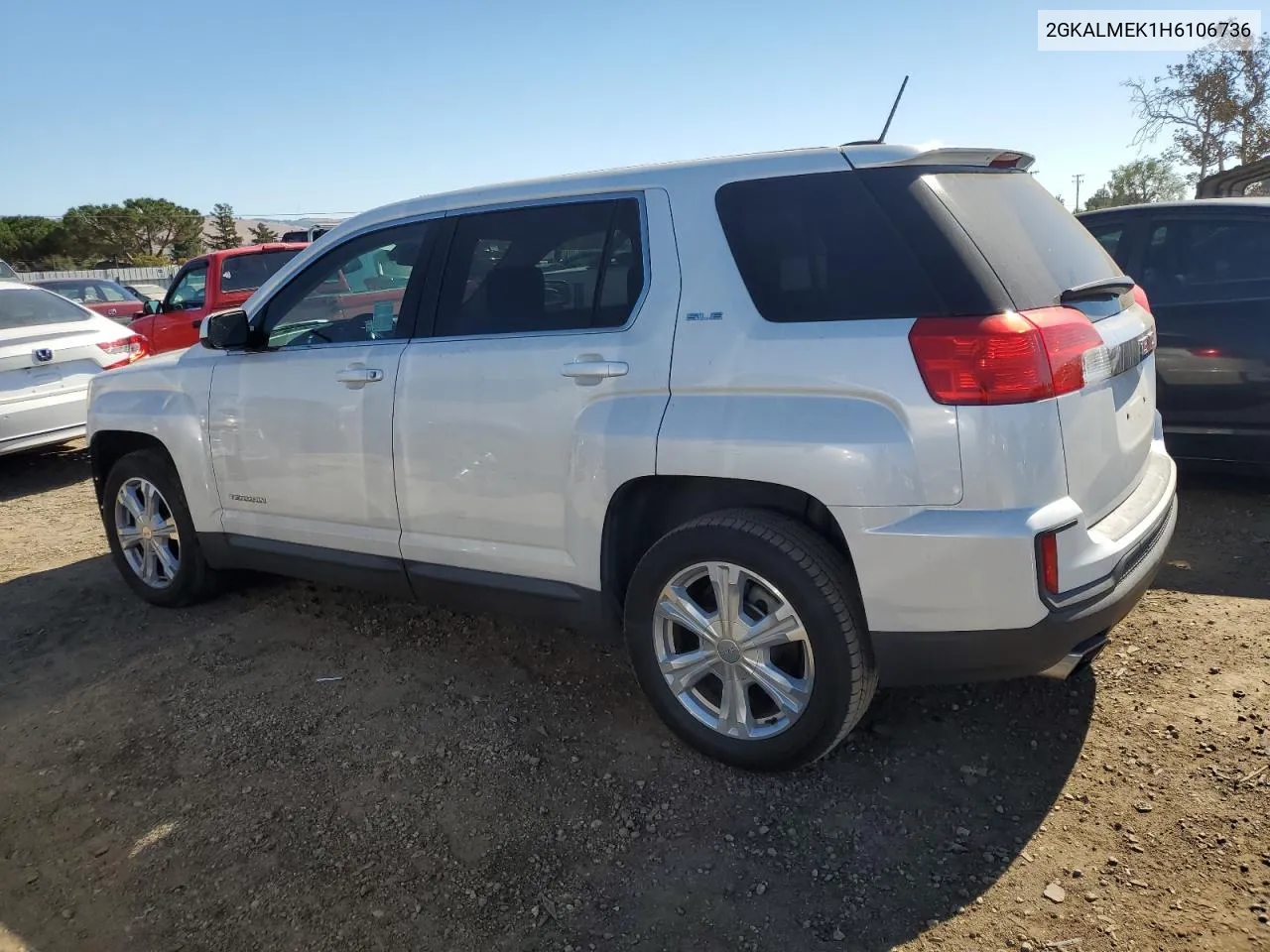 2017 GMC Terrain Sle VIN: 2GKALMEK1H6106736 Lot: 76390024