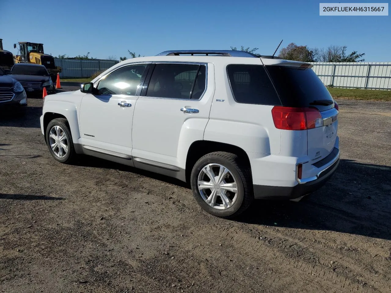 2017 GMC Terrain Slt VIN: 2GKFLUEK4H6315667 Lot: 76741814