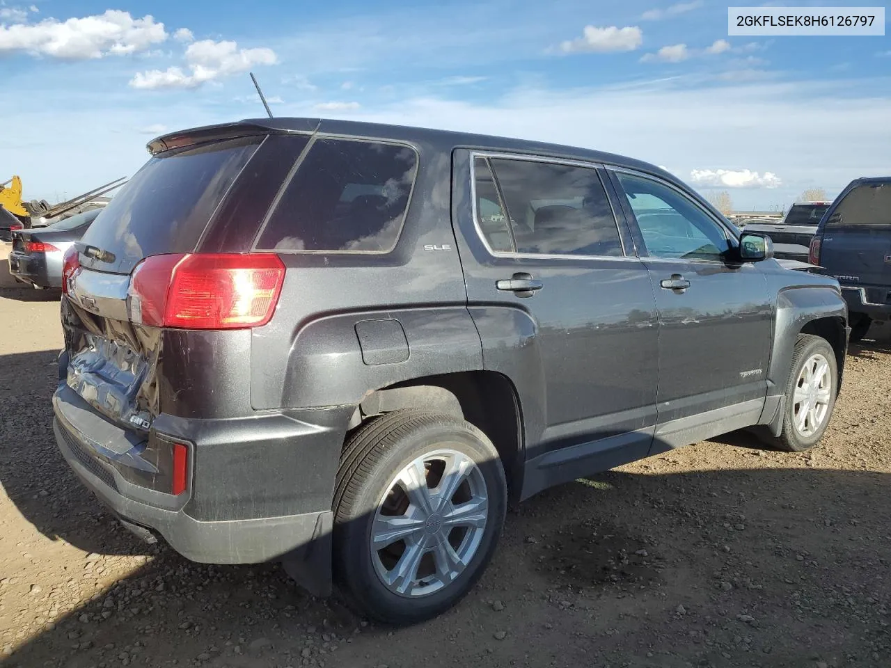 2017 GMC Terrain Sle VIN: 2GKFLSEK8H6126797 Lot: 76752524