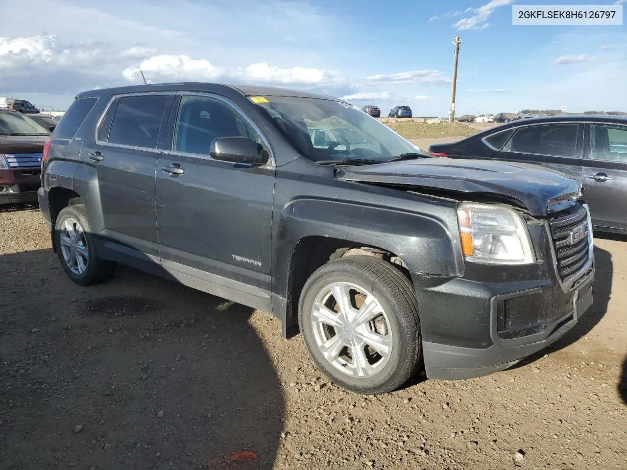 2017 GMC Terrain Sle VIN: 2GKFLSEK8H6126797 Lot: 76752524