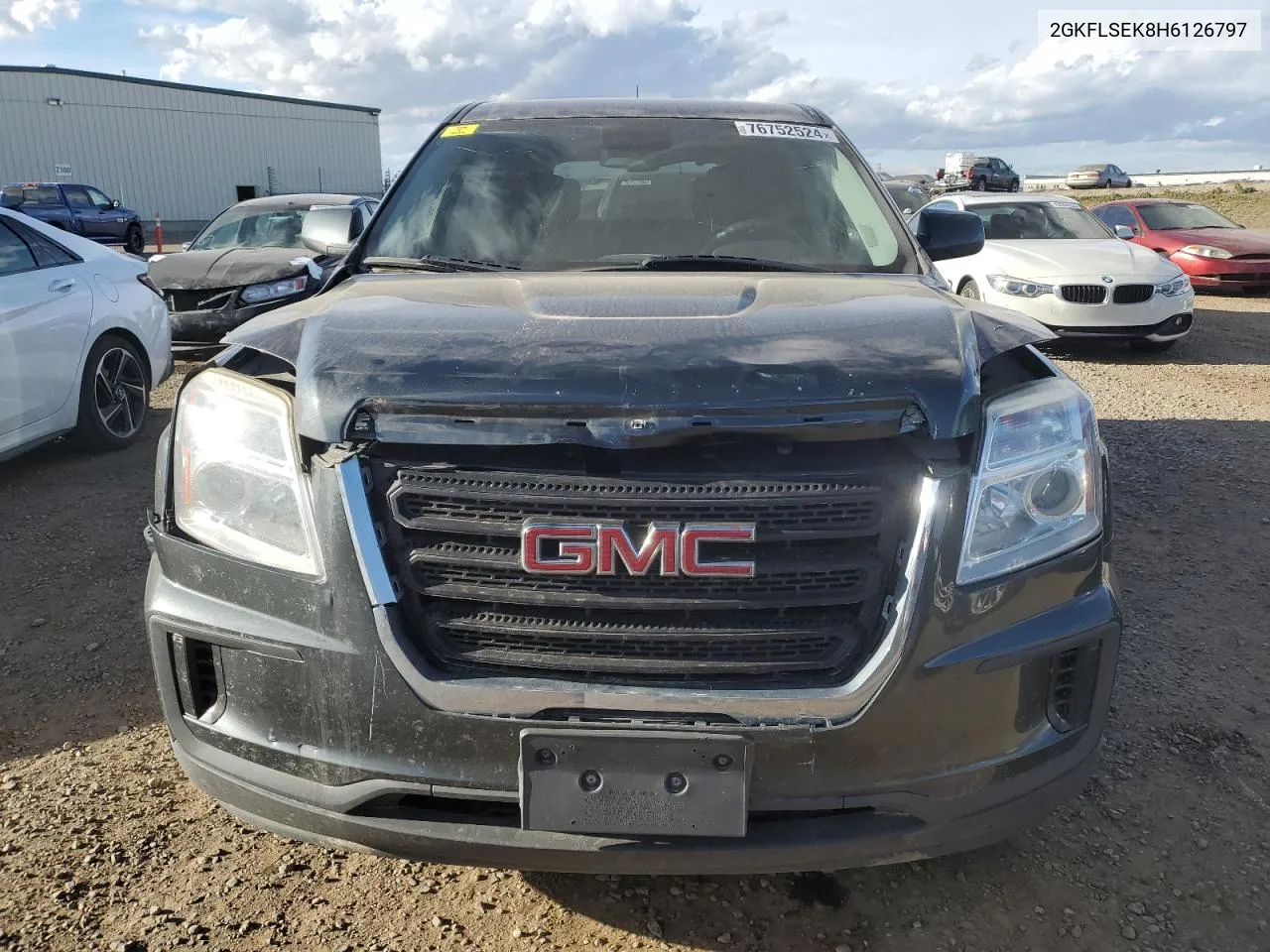 2017 GMC Terrain Sle VIN: 2GKFLSEK8H6126797 Lot: 76752524