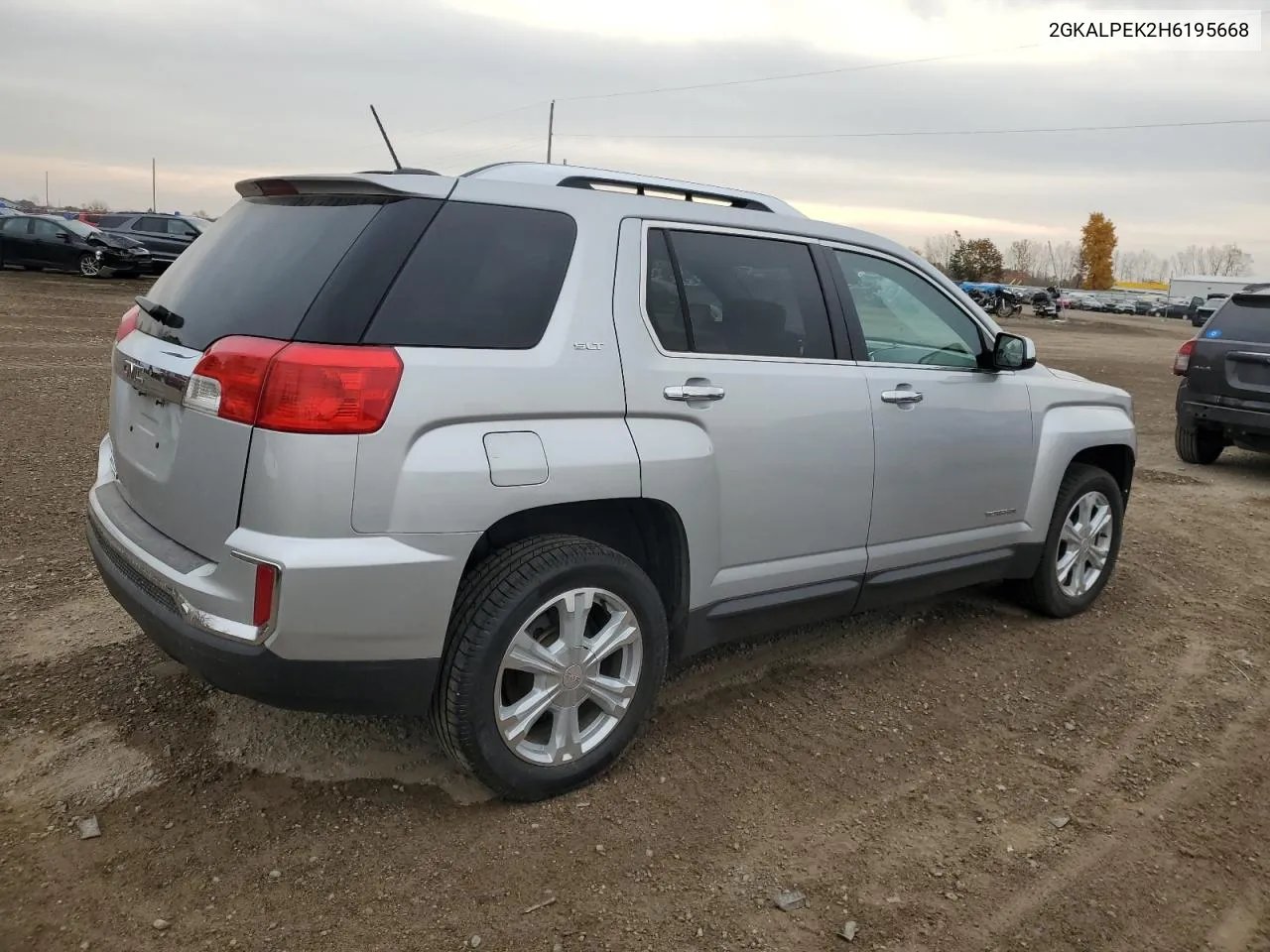 2017 GMC Terrain Slt VIN: 2GKALPEK2H6195668 Lot: 76907794