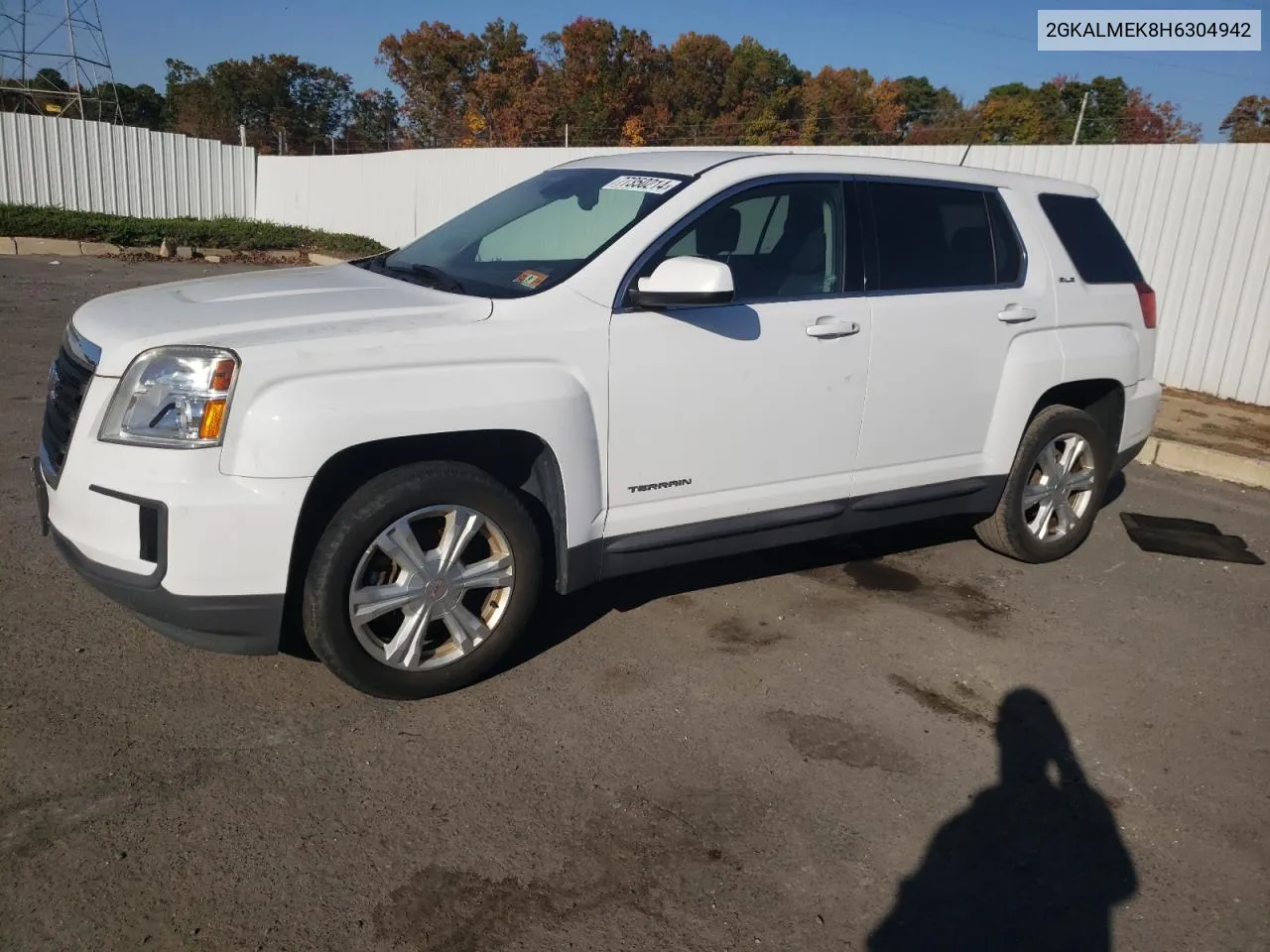 2GKALMEK8H6304942 2017 GMC Terrain Sle