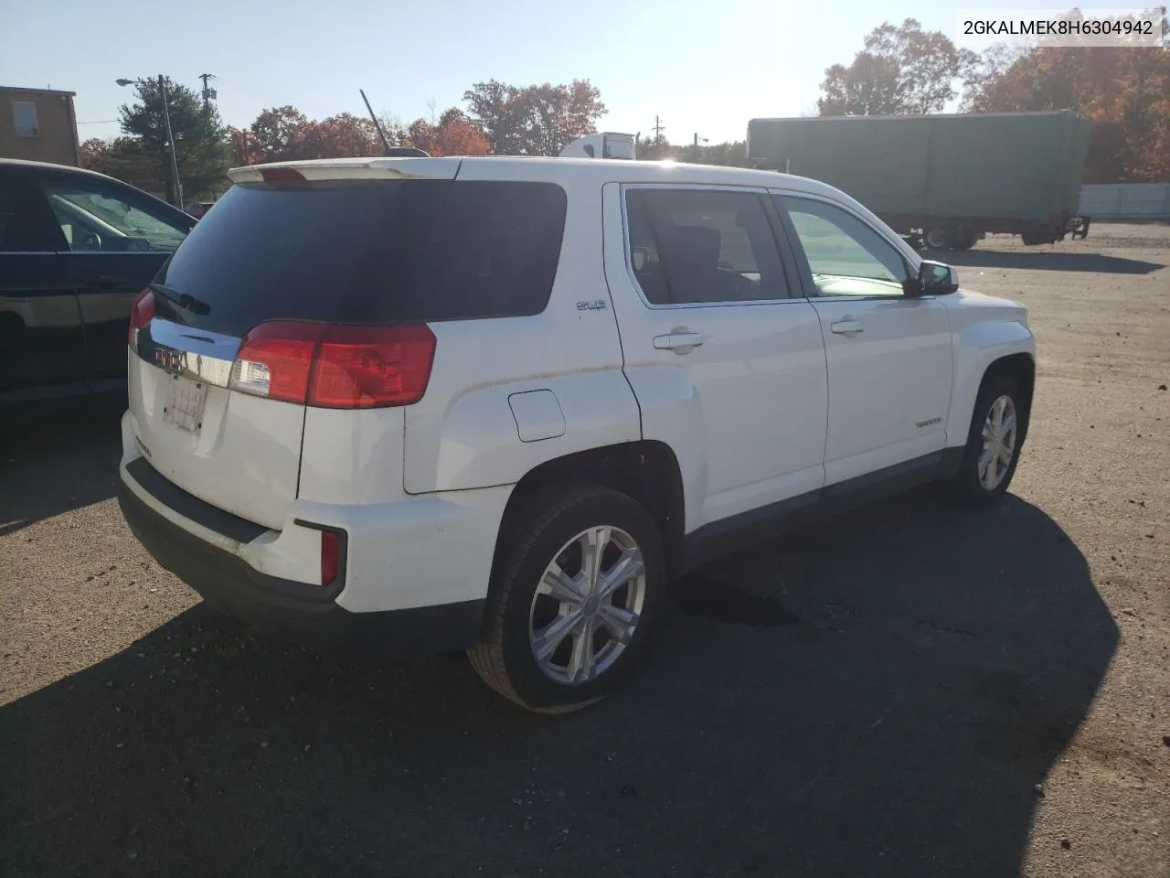 2GKALMEK8H6304942 2017 GMC Terrain Sle