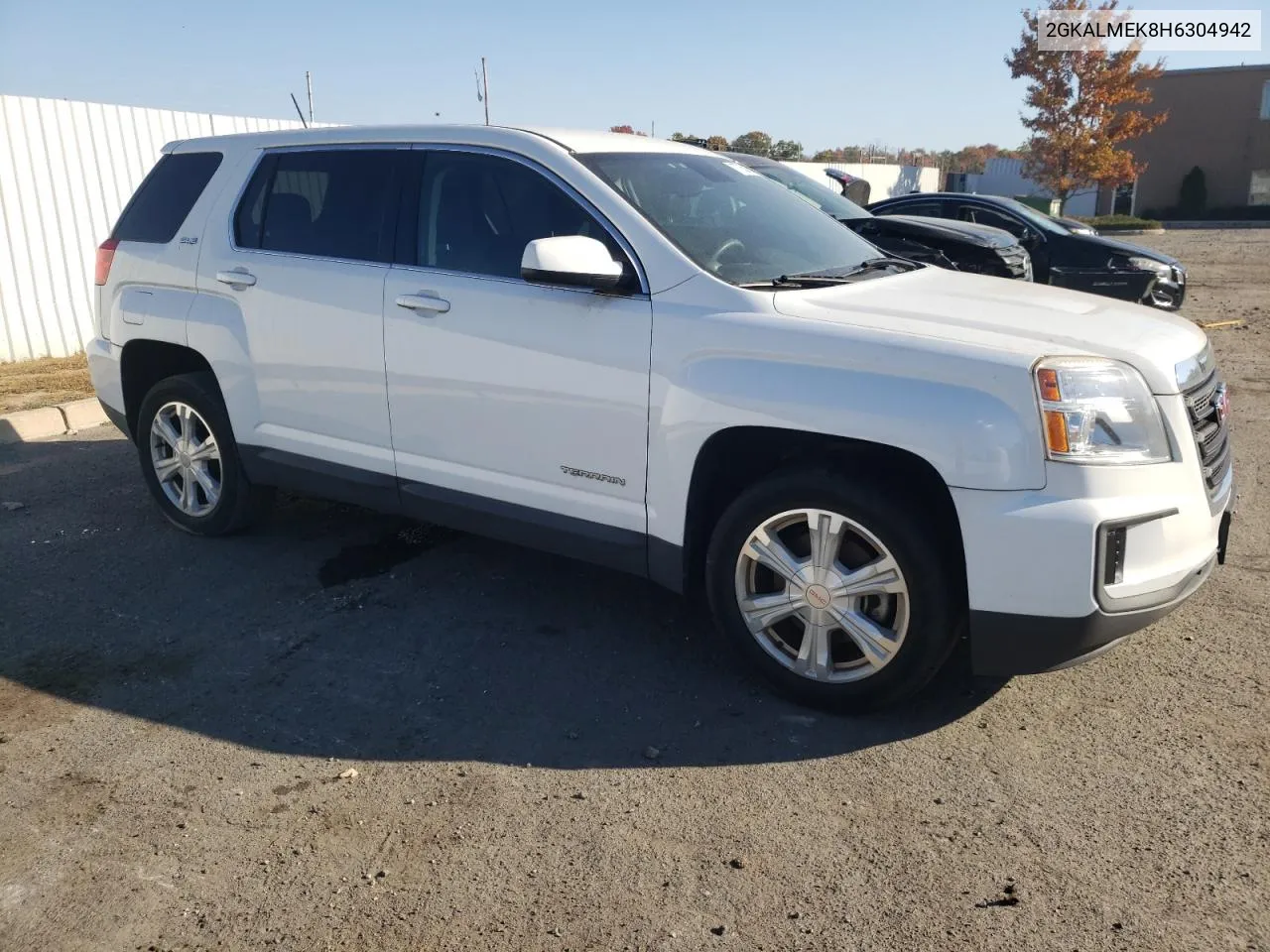 2017 GMC Terrain Sle VIN: 2GKALMEK8H6304942 Lot: 77350214