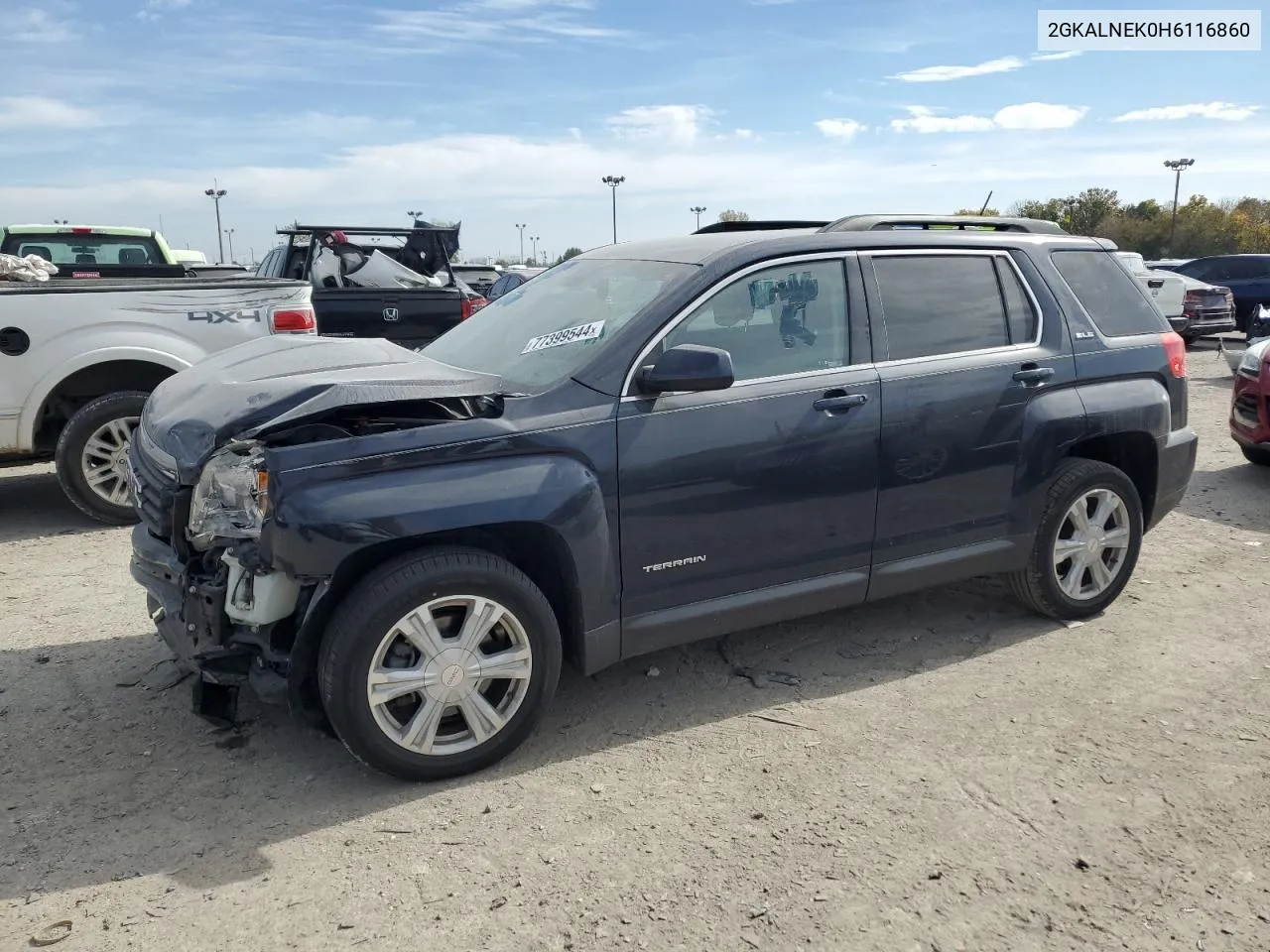 2017 GMC Terrain Sle VIN: 2GKALNEK0H6116860 Lot: 77399544