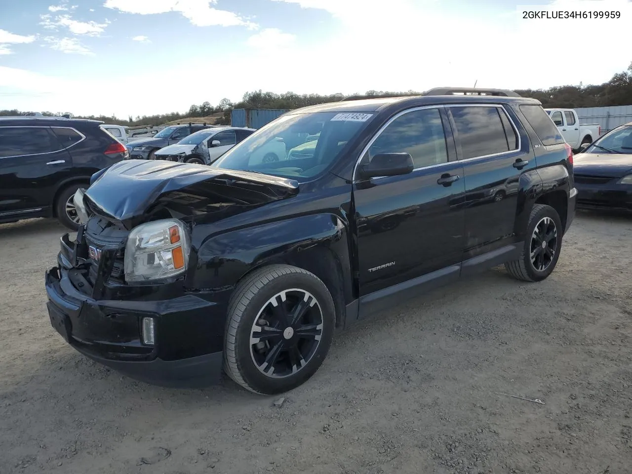 2017 GMC Terrain Slt VIN: 2GKFLUE34H6199959 Lot: 77474924