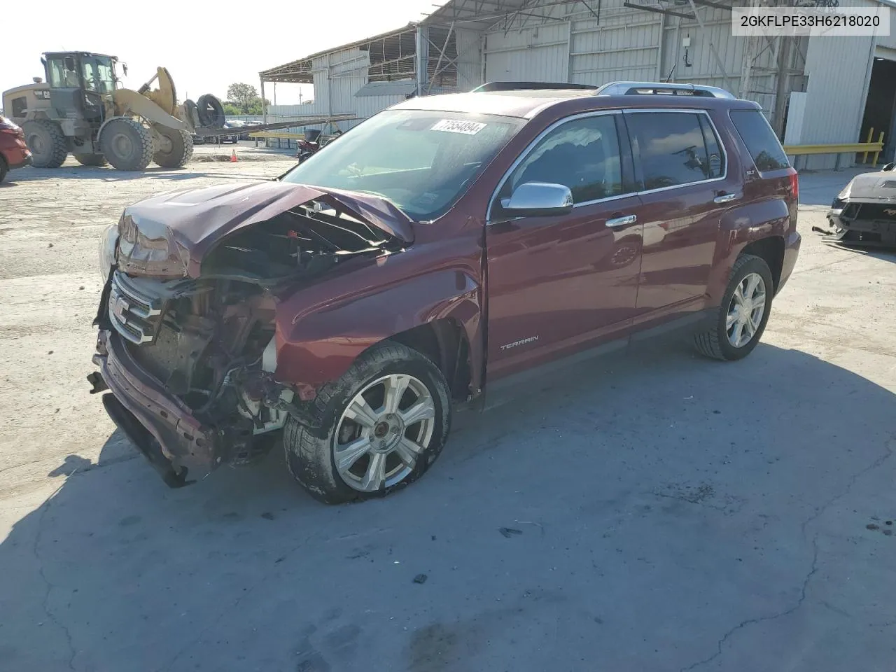 2GKFLPE33H6218020 2017 GMC Terrain Slt