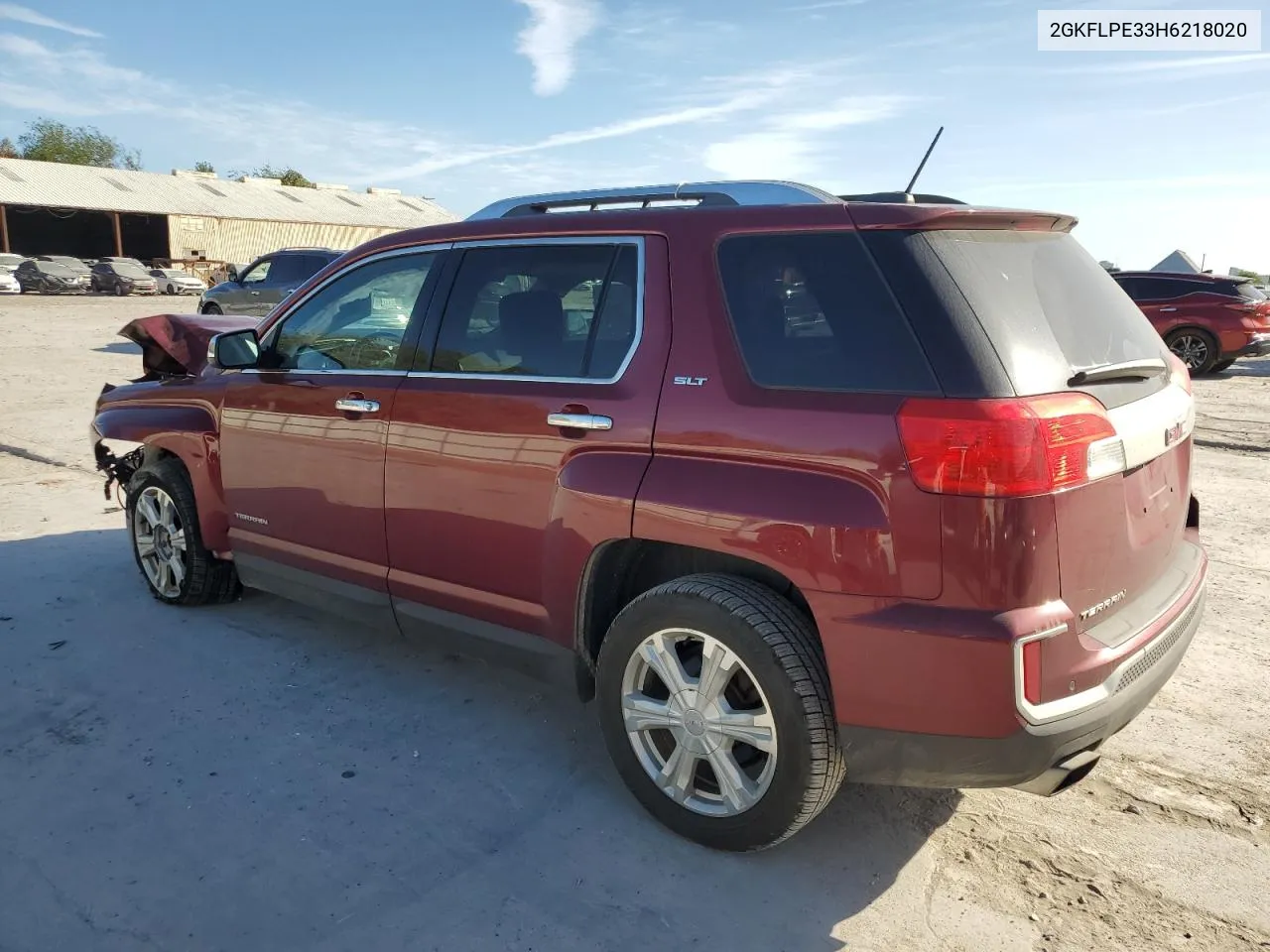 2017 GMC Terrain Slt VIN: 2GKFLPE33H6218020 Lot: 77554894