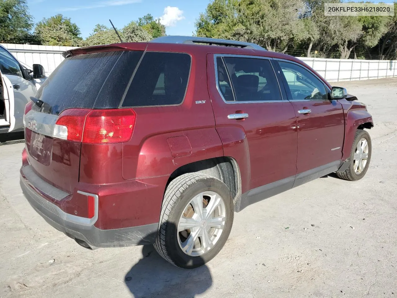 2017 GMC Terrain Slt VIN: 2GKFLPE33H6218020 Lot: 77554894