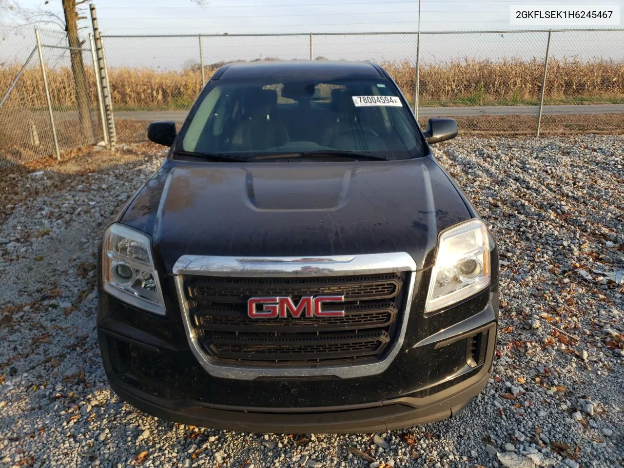 2017 GMC Terrain Sle VIN: 2GKFLSEK1H6245467 Lot: 78004594