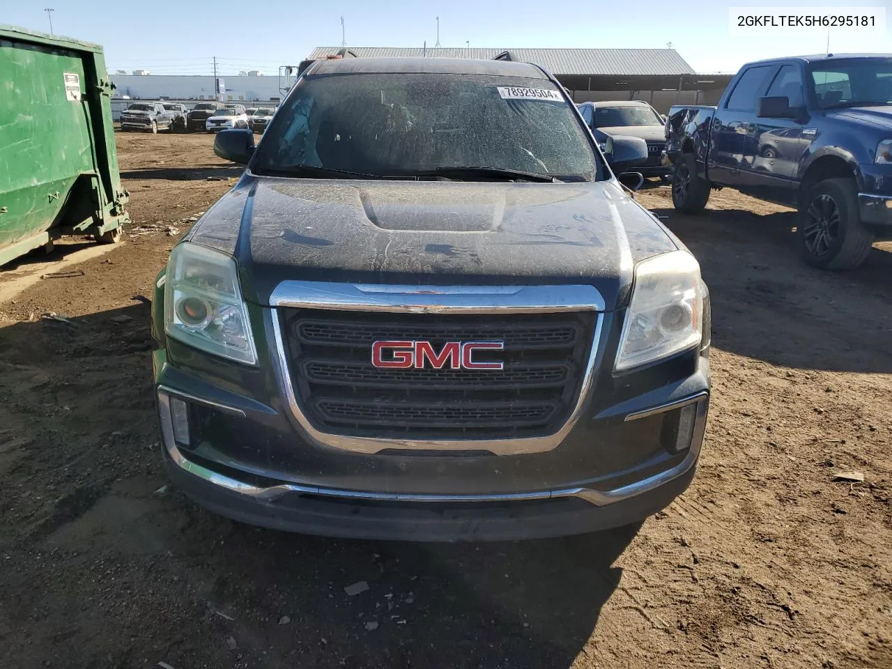 2017 GMC Terrain Sle VIN: 2GKFLTEK5H6295181 Lot: 78929504