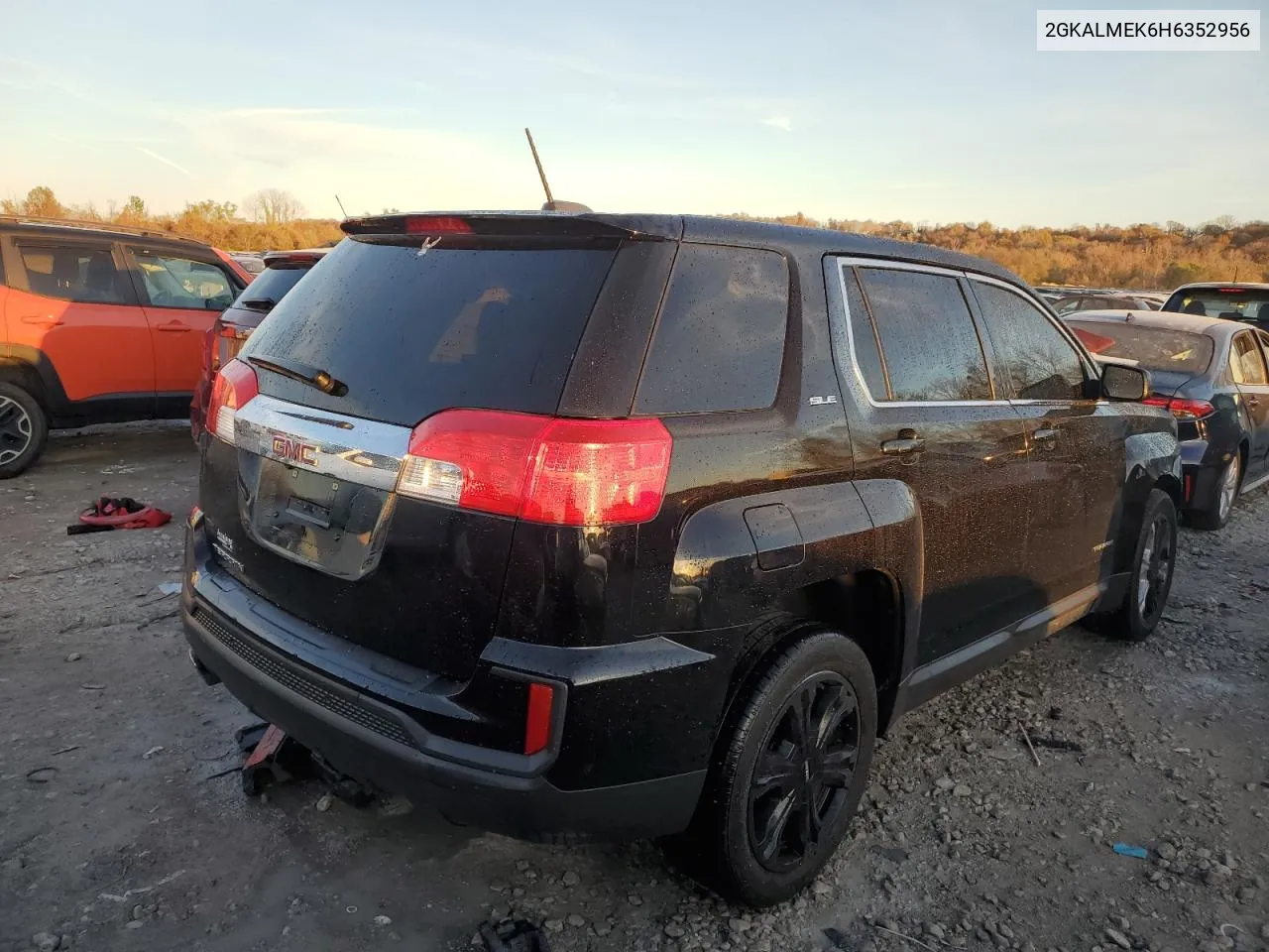 2017 GMC Terrain Sle VIN: 2GKALMEK6H6352956 Lot: 80456134