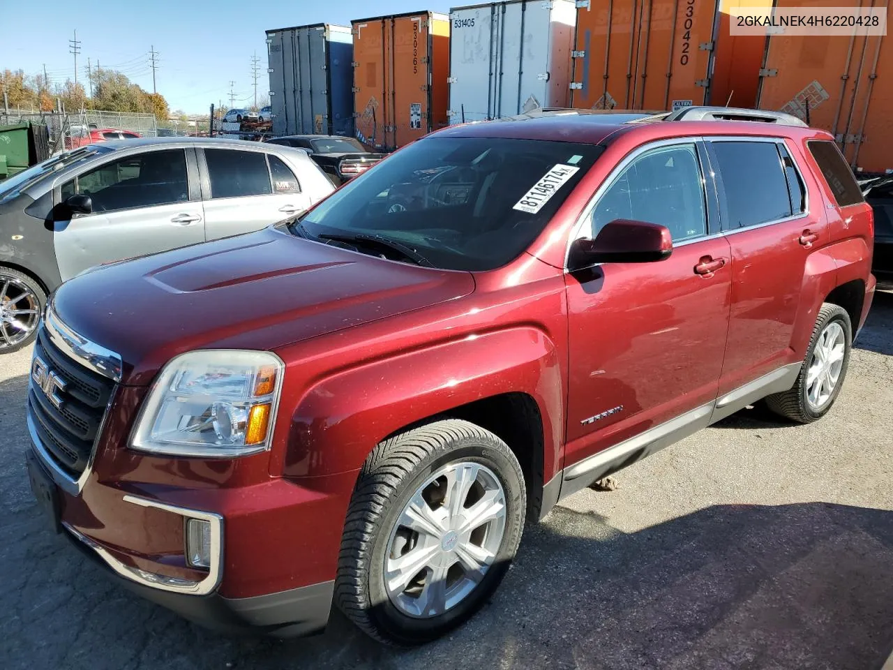 2017 GMC Terrain Sle VIN: 2GKALNEK4H6220428 Lot: 81146174