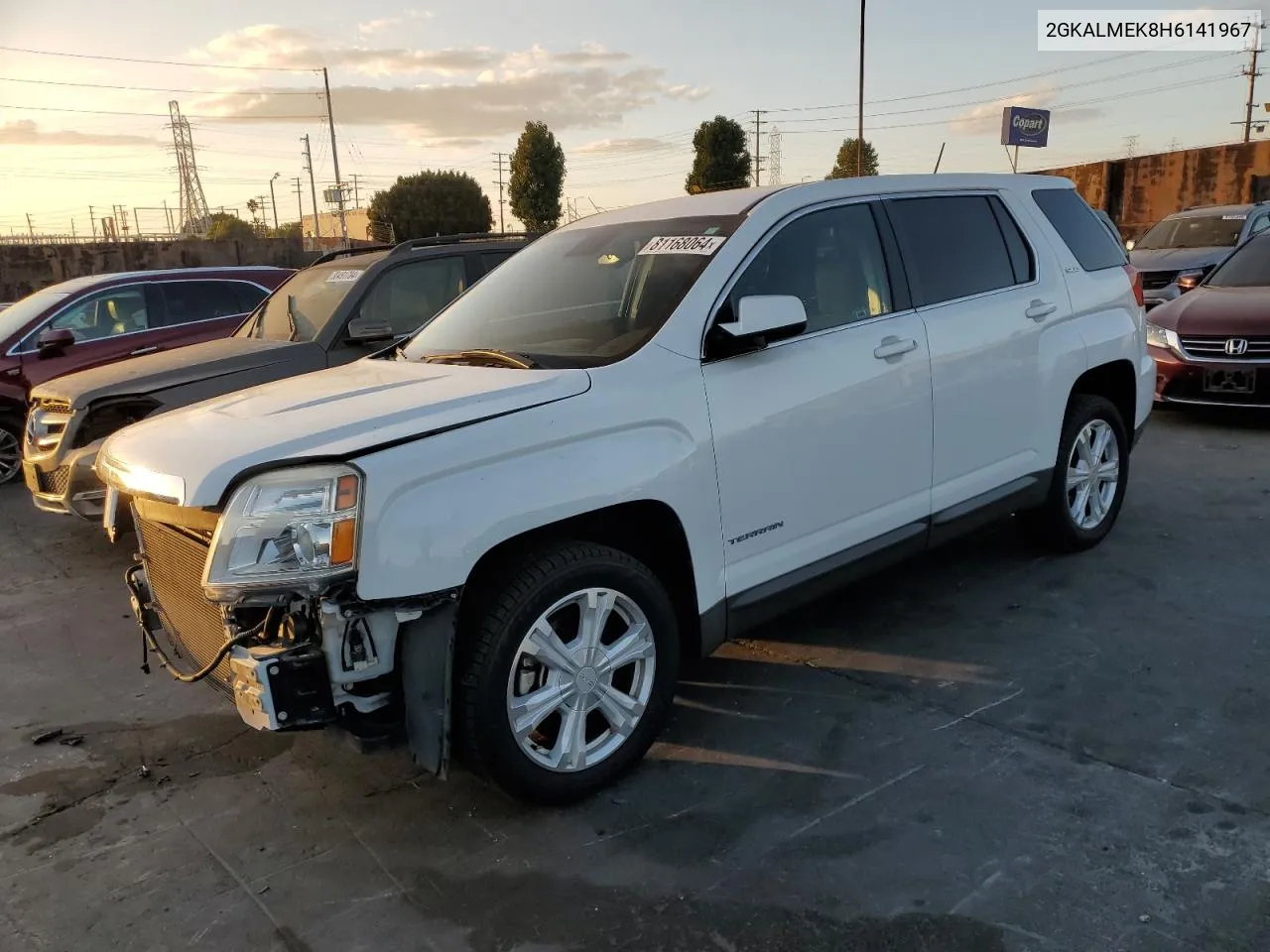 2017 GMC Terrain Sle VIN: 2GKALMEK8H6141967 Lot: 81168064