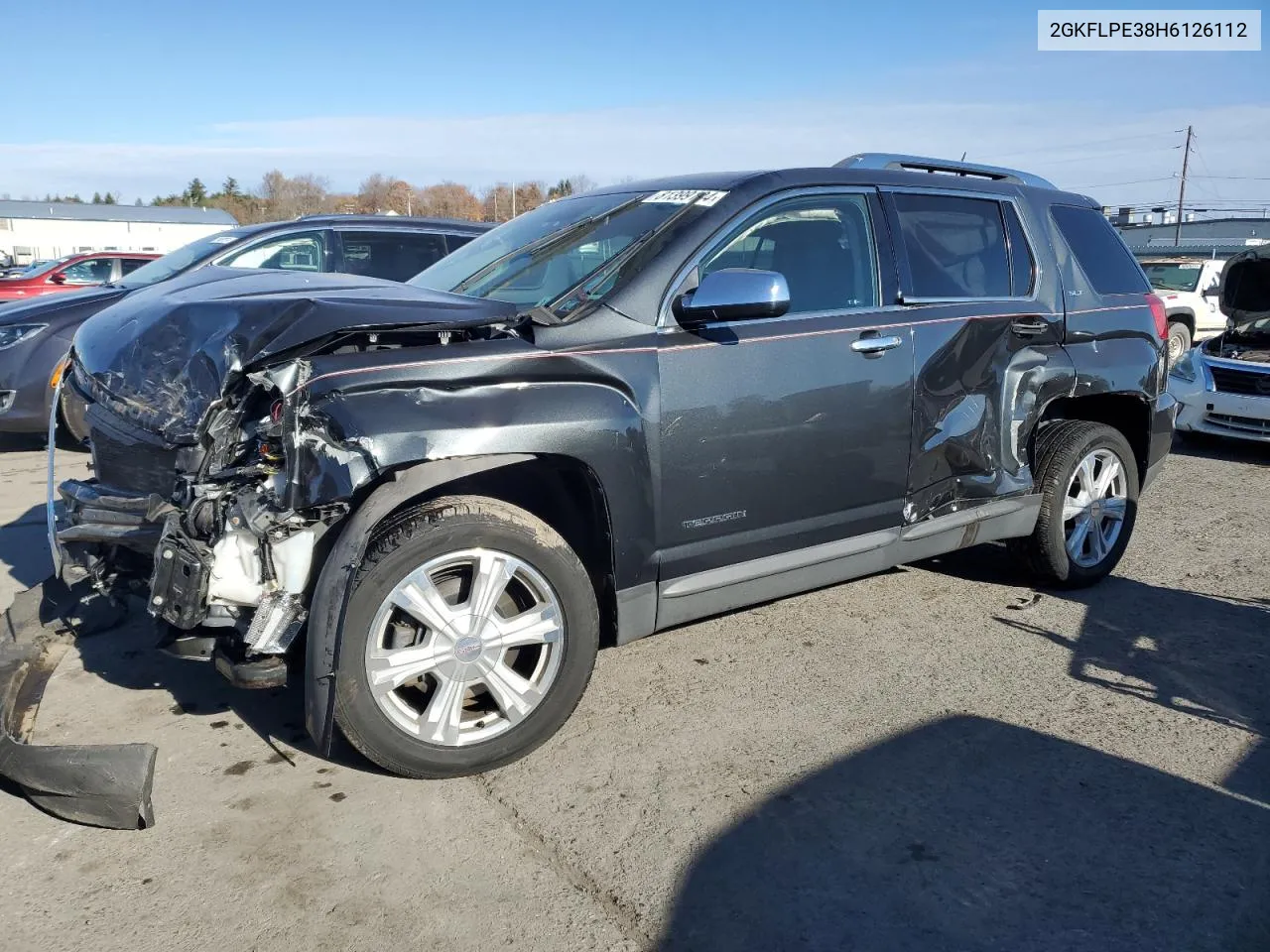 2017 GMC Terrain Slt VIN: 2GKFLPE38H6126112 Lot: 81399124