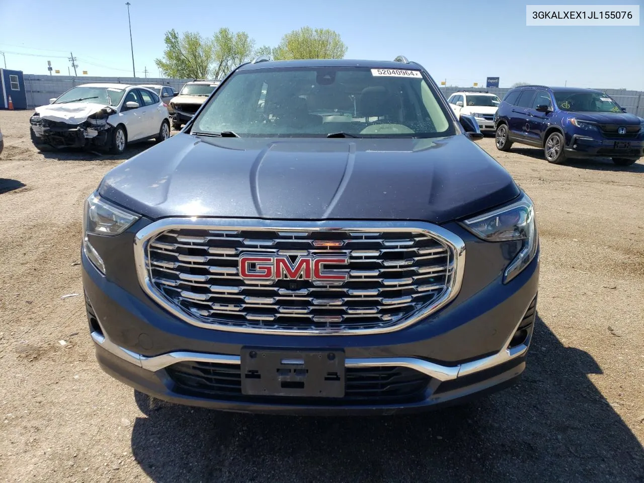 2018 GMC Terrain Denali VIN: 3GKALXEX1JL155076 Lot: 52040964