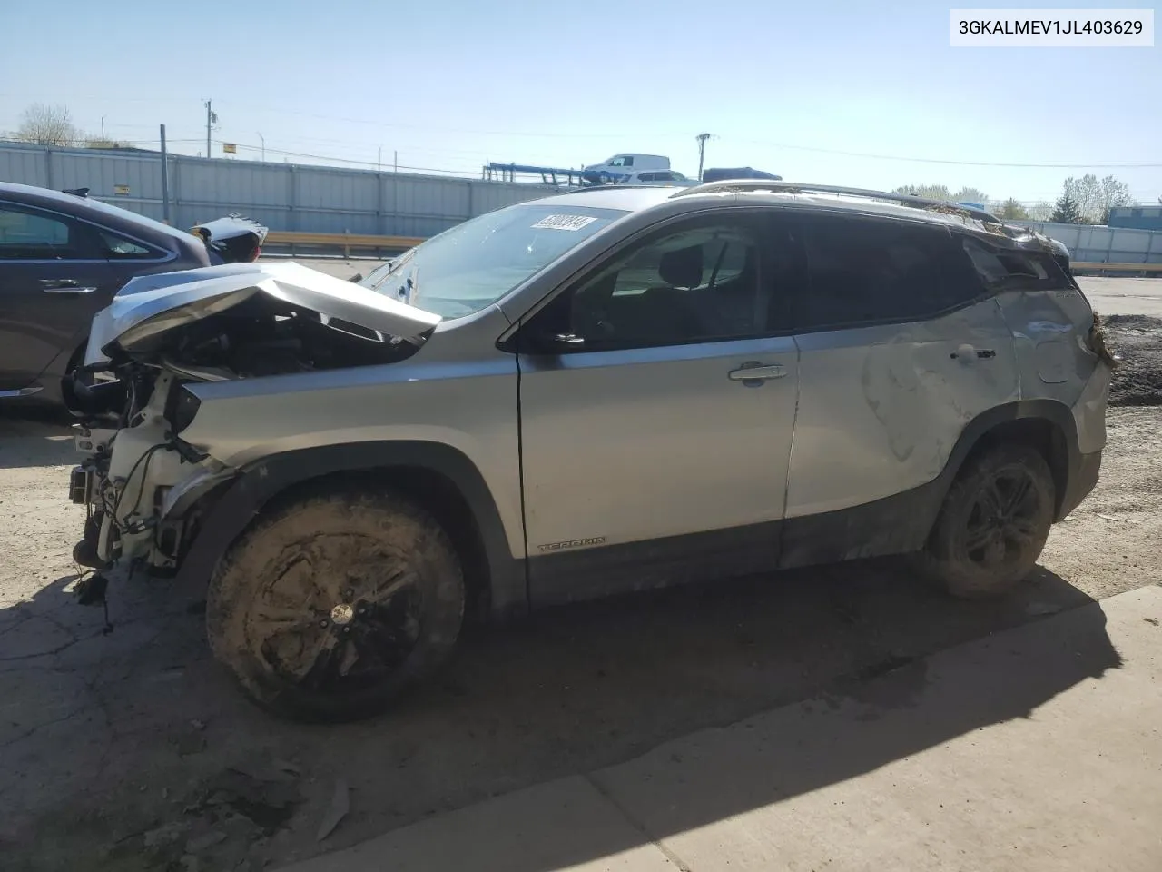 2018 GMC Terrain Sle VIN: 3GKALMEV1JL403629 Lot: 52083814