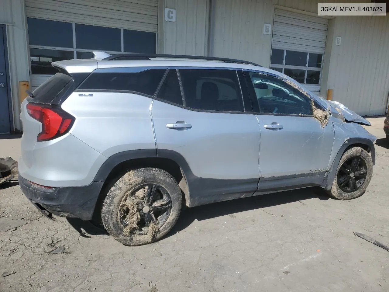 2018 GMC Terrain Sle VIN: 3GKALMEV1JL403629 Lot: 52083814