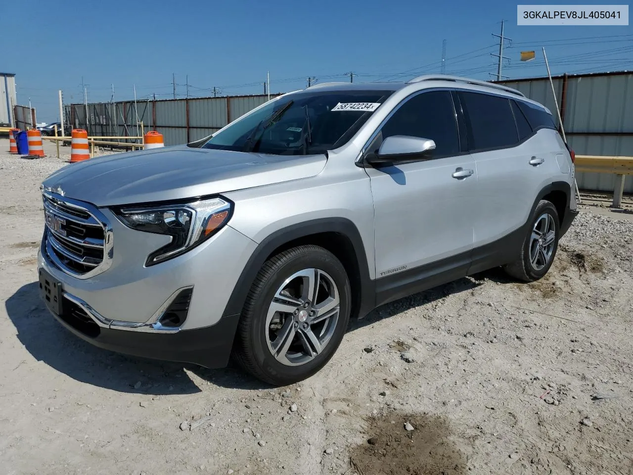 2018 GMC Terrain Slt VIN: 3GKALPEV8JL405041 Lot: 58742234