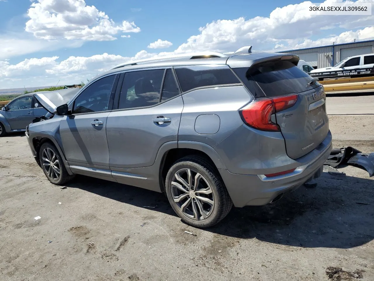 2018 GMC Terrain Denali VIN: 3GKALSEXXJL309562 Lot: 60300434