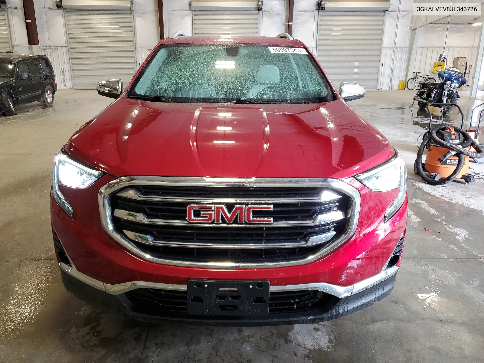 2018 GMC Terrain Slt VIN: 3GKALVEV8JL343726 Lot: 60907344