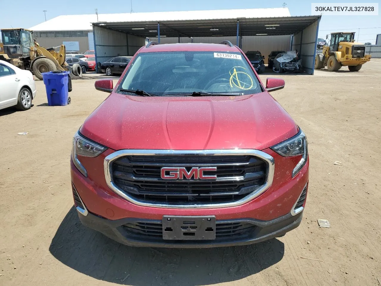 2018 GMC Terrain Sle VIN: 3GKALTEV7JL327828 Lot: 63130214