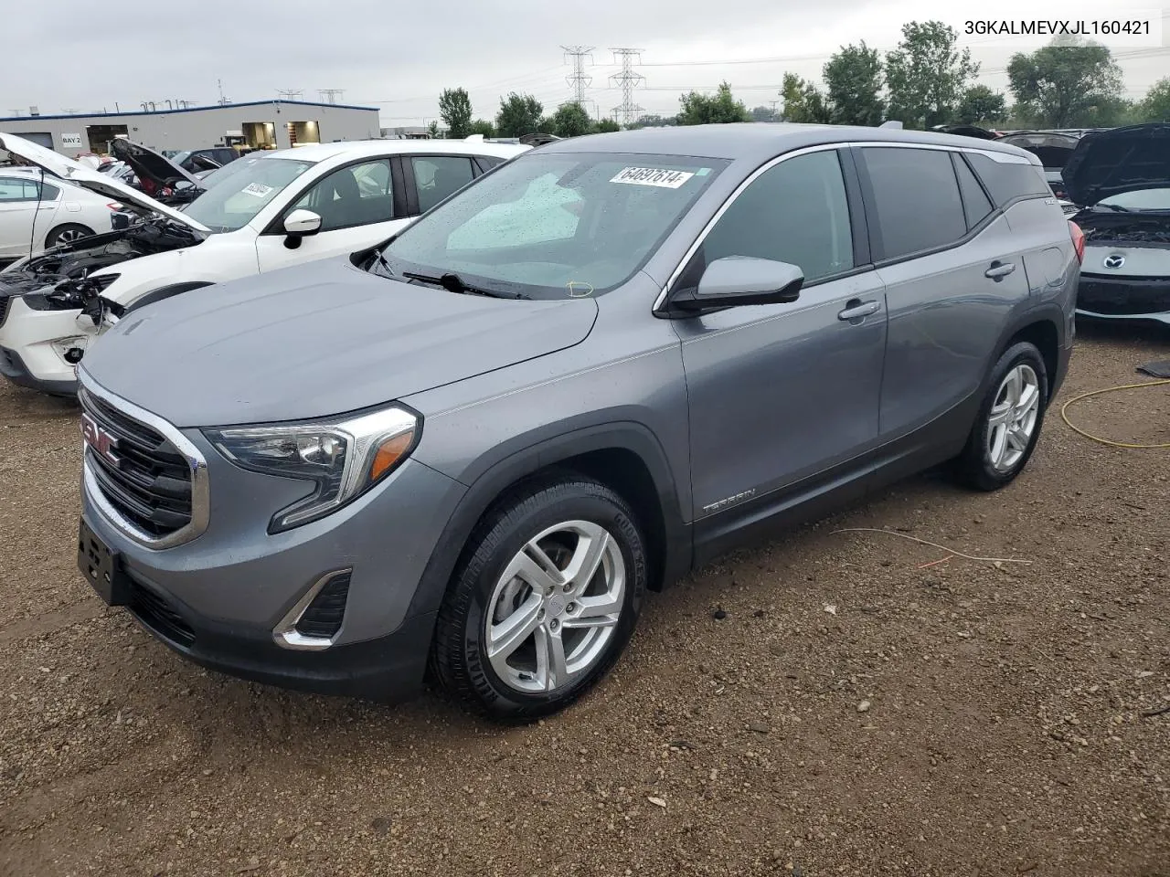 3GKALMEVXJL160421 2018 GMC Terrain Sle